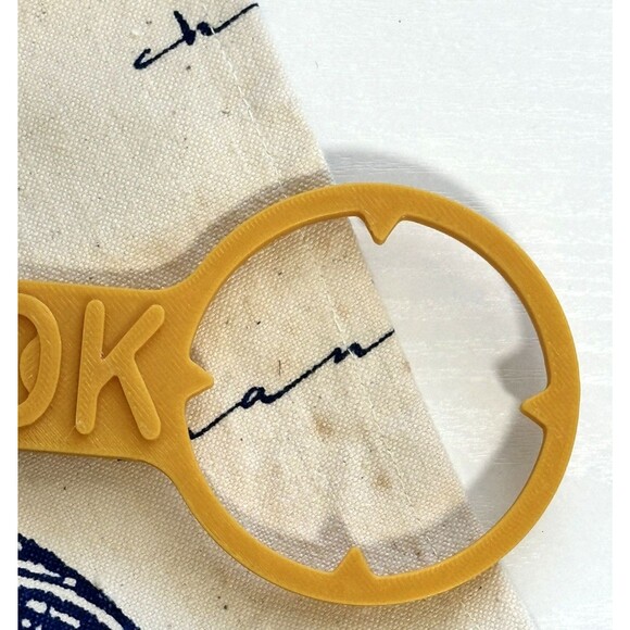 Vintge Apron Tags Textiles 1992 Apron Grant’s Farm Bread Cream & Blue - Picture 5 of 12